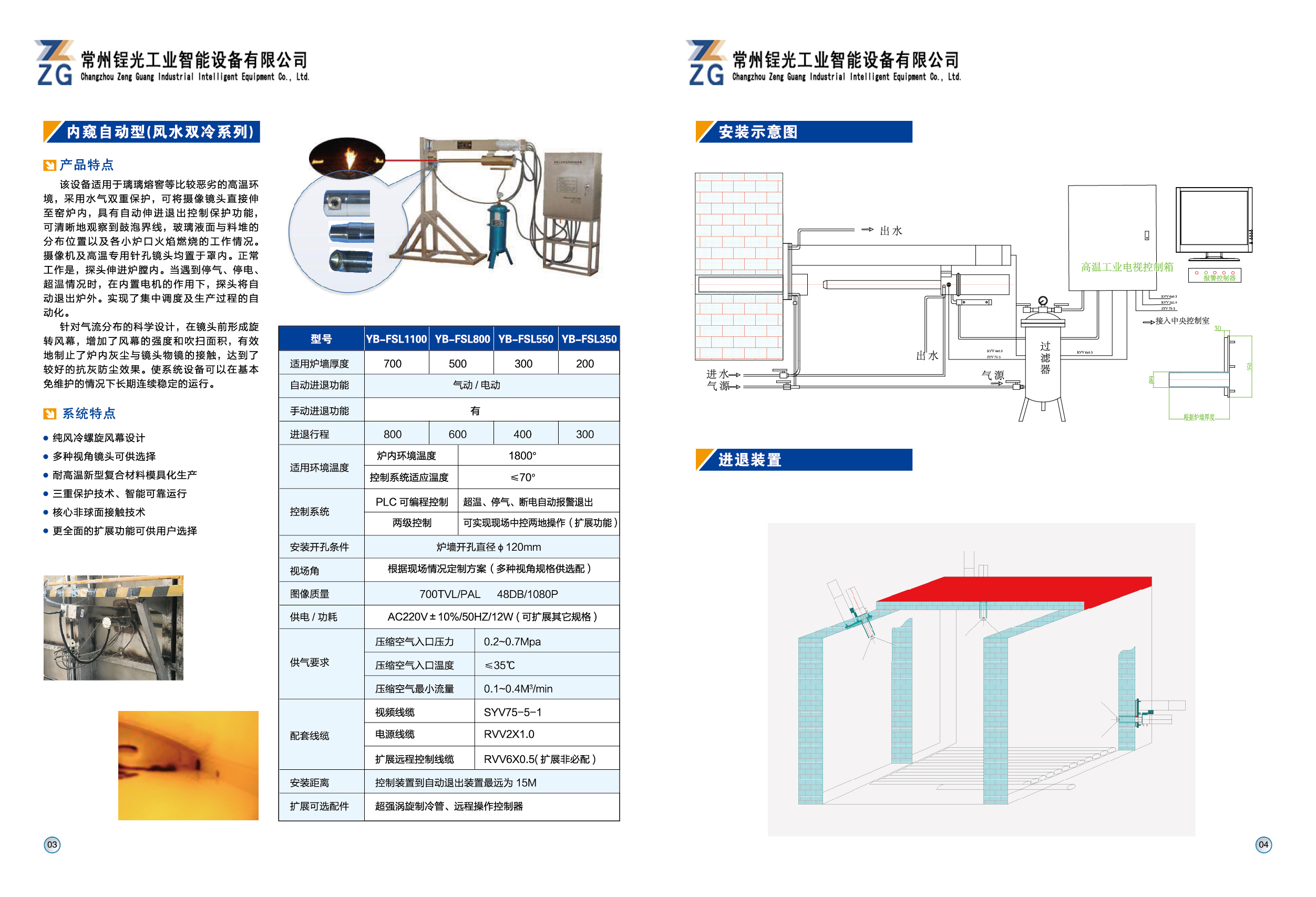 SG-FL520内窥式高温工业电视(图1)