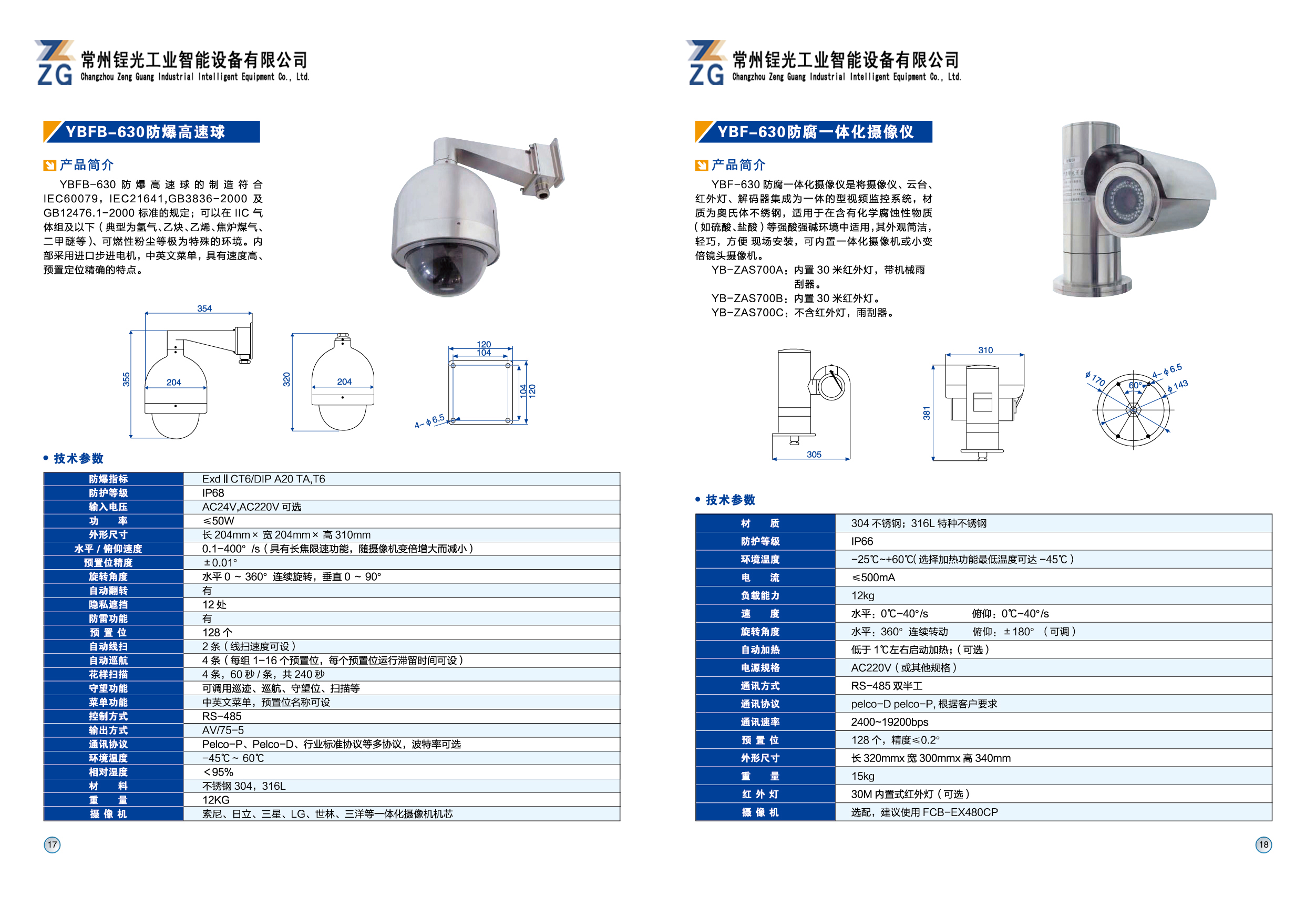 YBFB-630防爆半球(图1)